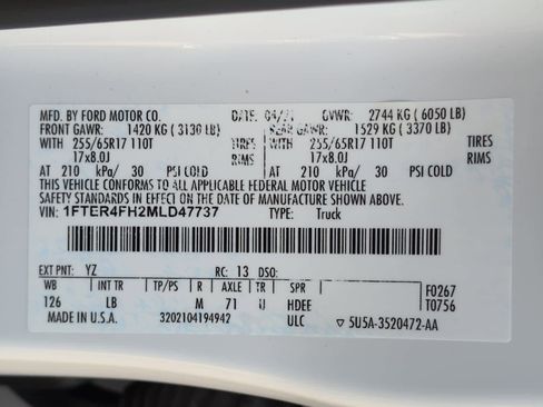 Used 2021 Ford Ranger XLT w/ Equipment Group 301A Mid image 27