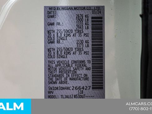 Used 2024 Nissan Pathfinder Platinum image 50