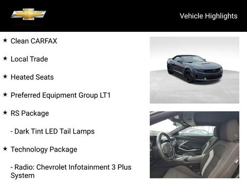 Certified 2023 Chevrolet Camaro LT w/ RS Package image 19
