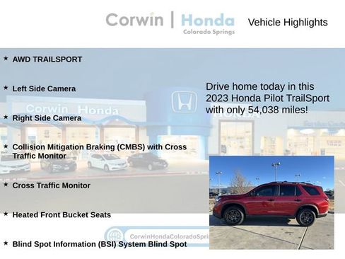 Used 2023 Honda Pilot TrailSport image 6