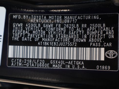 Used 2018 Toyota Avalon XLE Premium FWD image 34
