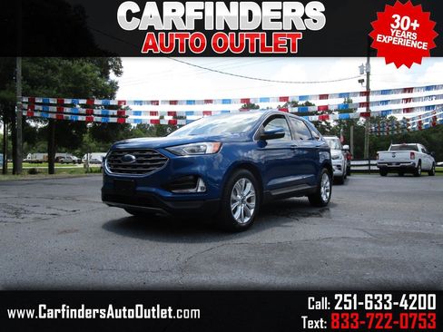 Used 2021 Ford Edge Titanium w/ Cargo Accessory Package FWD image 1