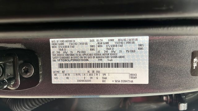 Used 2024 Ford F150 XLT w/ Equipment Group 302A MID AWD/4WD image 26