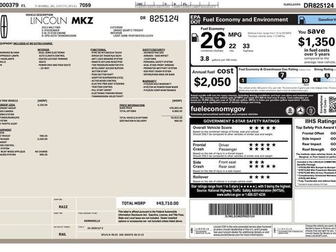 Used 2013 Lincoln MKZ FWD image 2