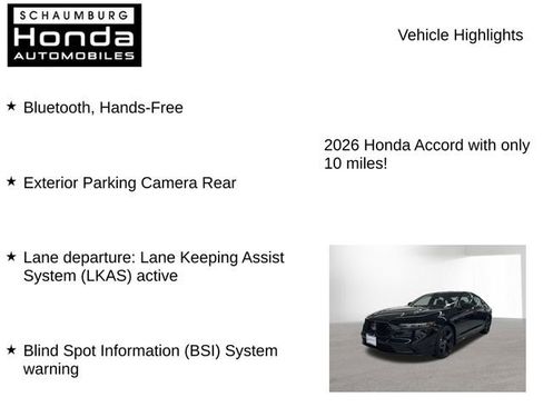 New 2026 Honda Accord Sport image 7