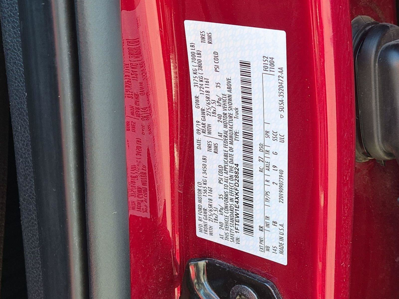 Used 2019 Ford F150 XLT w/ Equipment Group 302A Luxury AWD/4WD image 19