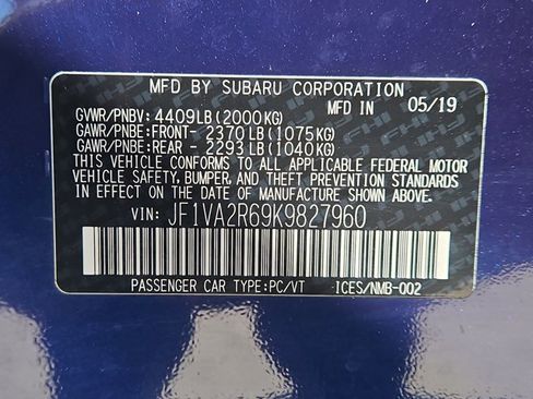 Used 2019 Subaru WRX STI AWD/4WD image 24