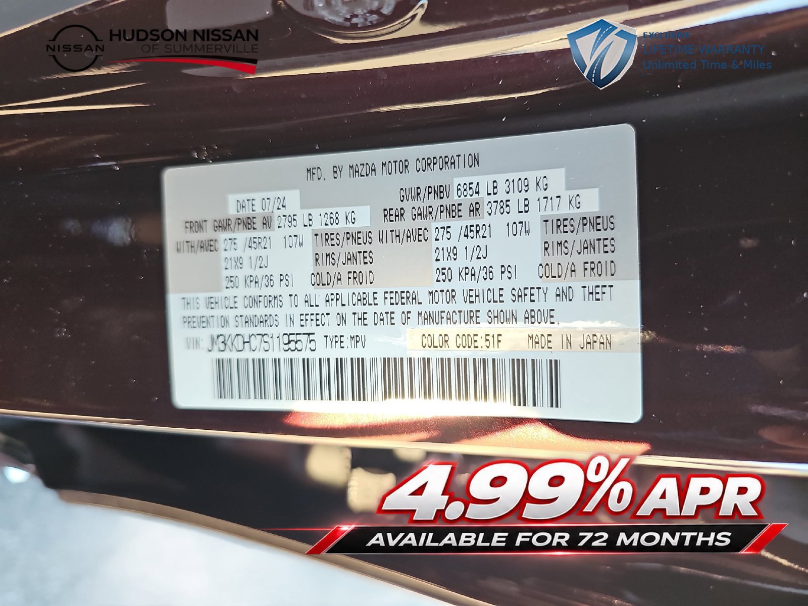 Used 2025 MAZDA CX-90 3.3 Turbo S w/ Premium Package AWD/4WD image 34