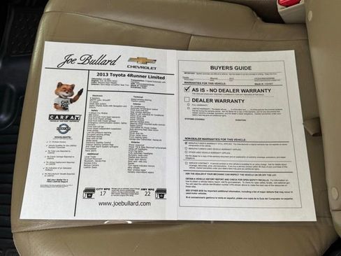 Used 2013 Toyota 4Runner Limited image 38