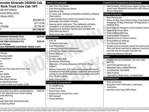 New 2026 Chevrolet Silverado 3500 W/T w/ WT Convenience Package AWD/4WD image 19