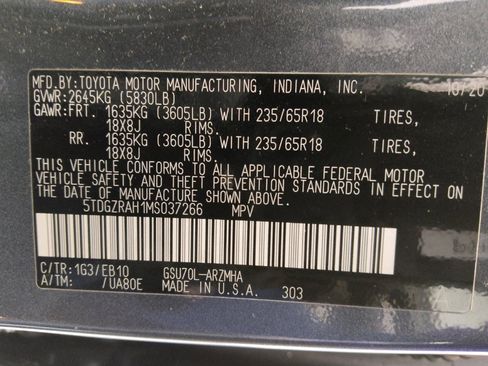 Used 2021 Toyota Highlander XLE image 33