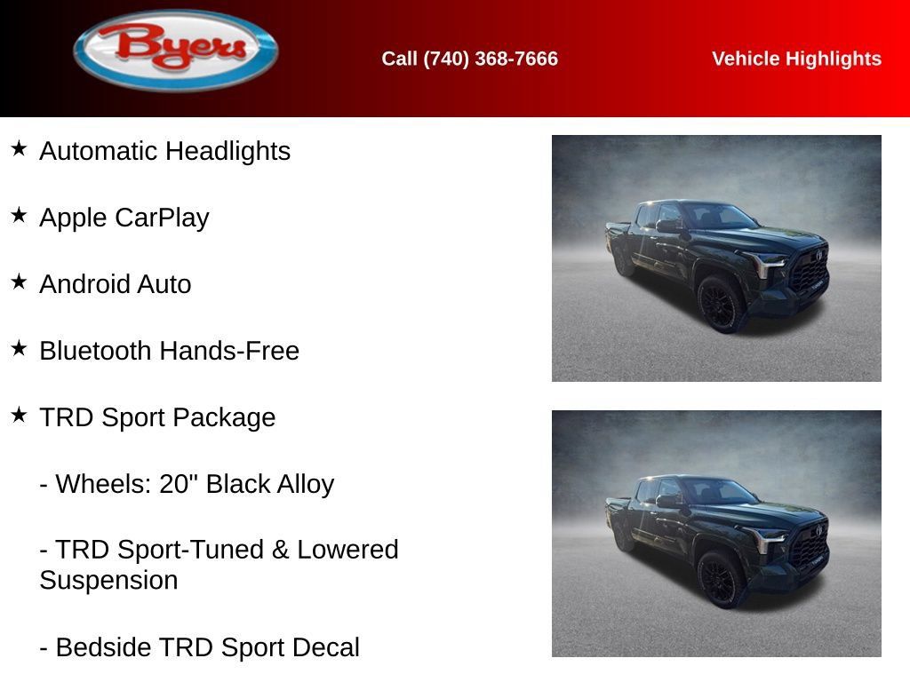Used 2022 Toyota Tundra SR5 w/ TRD Sport Package AWD/4WD image 12