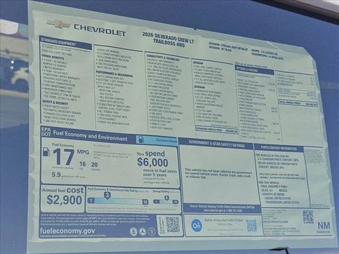 New 2026 Chevrolet Silverado 1500 LT Trail Boss w/ Convenience Package II AWD/4WD image 18