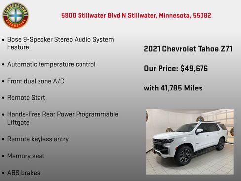 Used 2021 Chevrolet Tahoe Z71 image 10