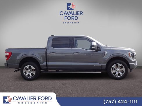 Certified 2022 Ford F150 Platinum w/ Equipment Group 701A High AWD/4WD image 2