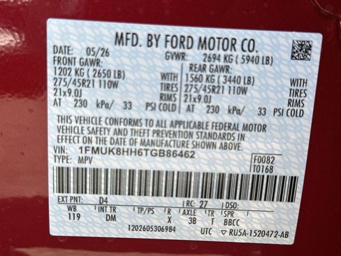 New 2026 Ford Explorer Platinum w/ LUX Leather Package AWD/4WD image 38