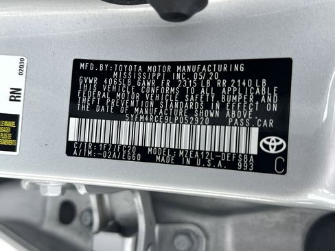 Used 2020 Toyota Corolla SE image 35