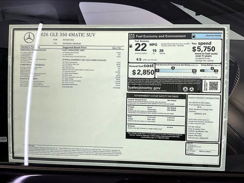 New 2026 Mercedes-Benz GLE 350 4MATIC image 18