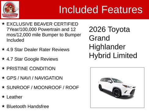 Used 2026 Toyota Grand Highlander AWD Hybrid image 4