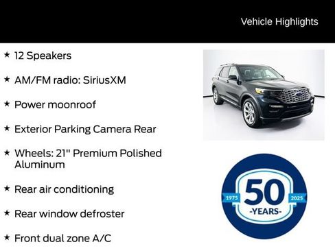 Certified 2020 Ford Explorer Platinum w/ Premium Technology Package AWD/4WD image 11