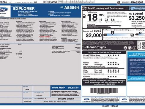 Used 2018 Ford Explorer Limited image 5