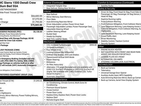 Used 2022 GMC Sierra 1500 Denali w/ Denali Reserve Package image 5