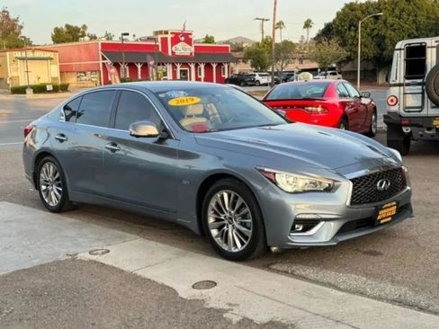 Used 2019 INFINITI Q50 Luxe w/ Essential Package (3.0T Luxe) AWD/4WD image 2