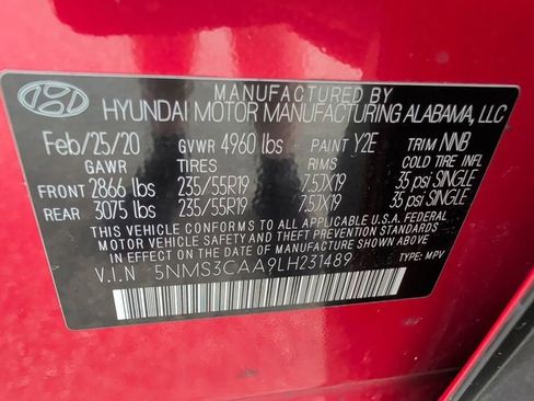 Used 2020 Hyundai Santa Fe SEL AWD/4WD image 33