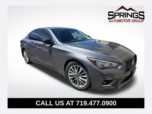 Used 2021 INFINITI Q50 Luxe RWD image 1