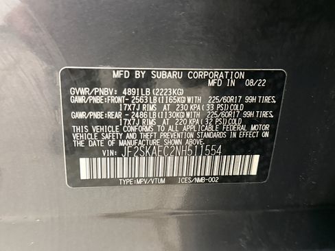 Used 2022 Subaru Forester Premium w/ Popular Package #1 AWD/4WD image 12