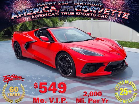 Used 2023 Chevrolet Corvette Stingray Coupe w/ Z51 Performance Package RWD image 1