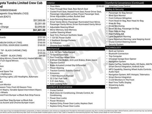 Used 2025 Toyota Tundra Limited AWD/4WD image 25