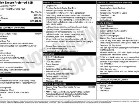 Used 2019 Buick Encore Preferred image 10