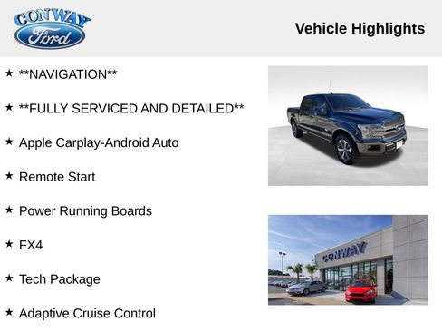 Used 2018 Ford F150 King Ranch w/ Equipment Group 601A Luxury image 8