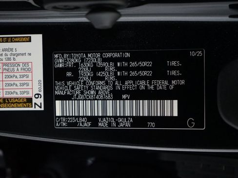 Used 2026 Lexus LX 600 4WD w/ Luxury Package image 41