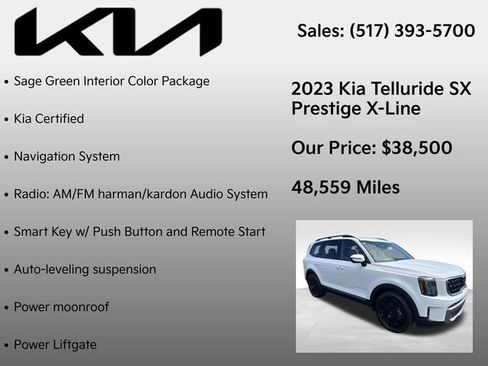 Used 2023 Kia Telluride SX Prestige X-Line AWD/4WD image 7