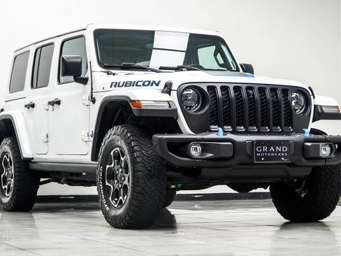 Used 2023 Jeep Wrangler Unlimited Rubicon 4xe w/ Steel Bumper Group AWD/4WD image 4