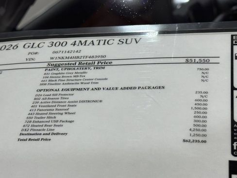 New 2026 Mercedes-Benz GLC 300 4MATIC image 19