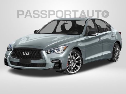 Used 2023 INFINITI Q50 Red Sport 400 w/ Carbon Fiber Package RWD image 53