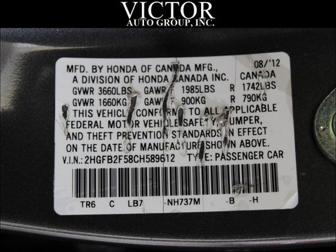 Used 2012 Honda Civic LX image 30