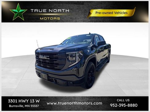 Used 2024 GMC Sierra 1500 Elevation w/ LPO, Elevation Black Package AWD/4WD image 1