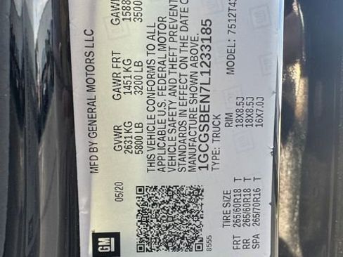 Used 2020 Chevrolet Colorado W/T w/ Custom Special Edition image 28