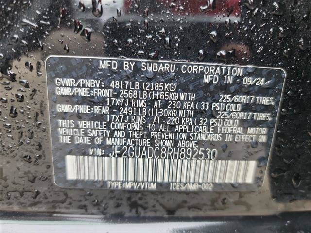 Used 2024 Subaru Crosstrek 2.0i Premium AWD/4WD image 24