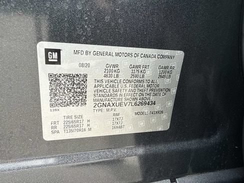 Used 2020 Chevrolet Equinox LT AWD/4WD image 28