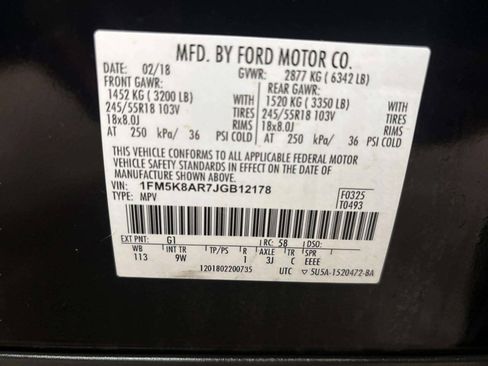 Used 2018 Ford Explorer 4WD Police Interceptor image 30