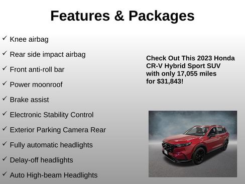 Certified 2023 Honda CR-V Sport image 16