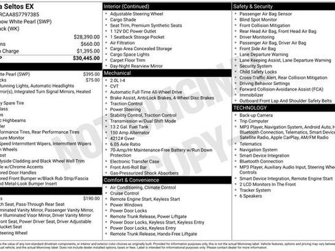 Used 2025 Kia Seltos EX AWD/4WD image 30