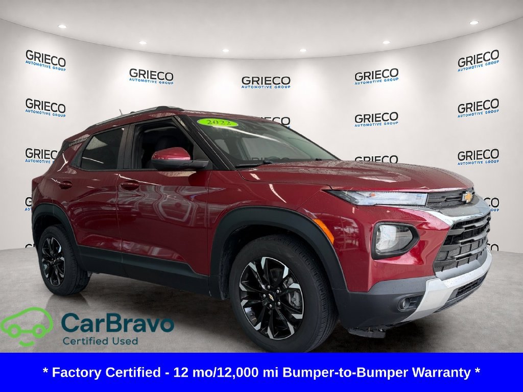 Certified 2022 Chevrolet TrailBlazer LT FWD image 1