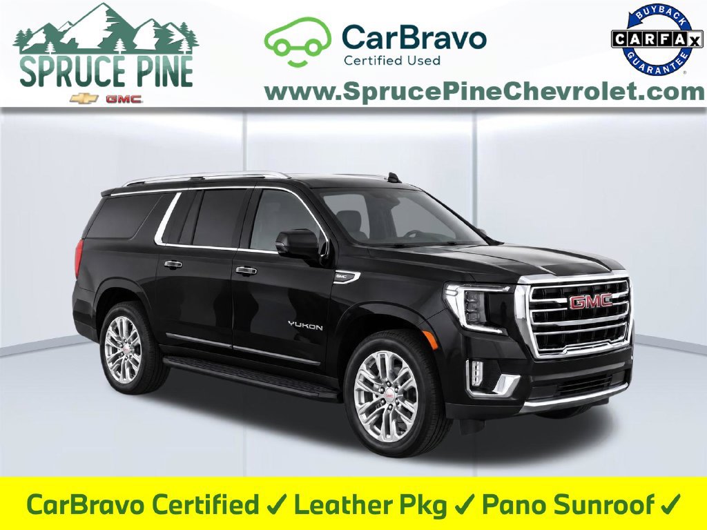 Used 2021 GMC Yukon XL SLT w/ Rear Media and Nav Package AWD/4WD 360° Tour