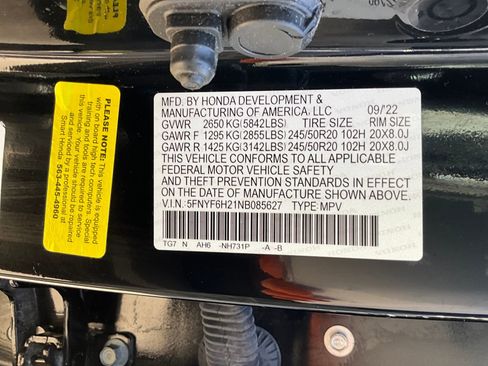 Used 2022 Honda Pilot Special Edition image 33